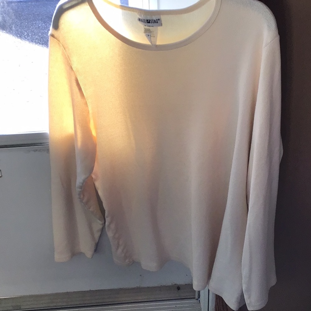 Long sleeve ribbed top